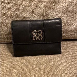 Coach black leather wallet